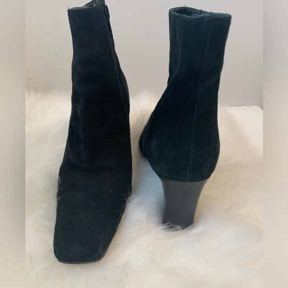 VIA SPIGA — GORGEOUS BLACK SUEDE HEELED ANKLE BOOTS SIZE 5 MADE IN ITALY 🇮🇹 - Picture 6 of 7